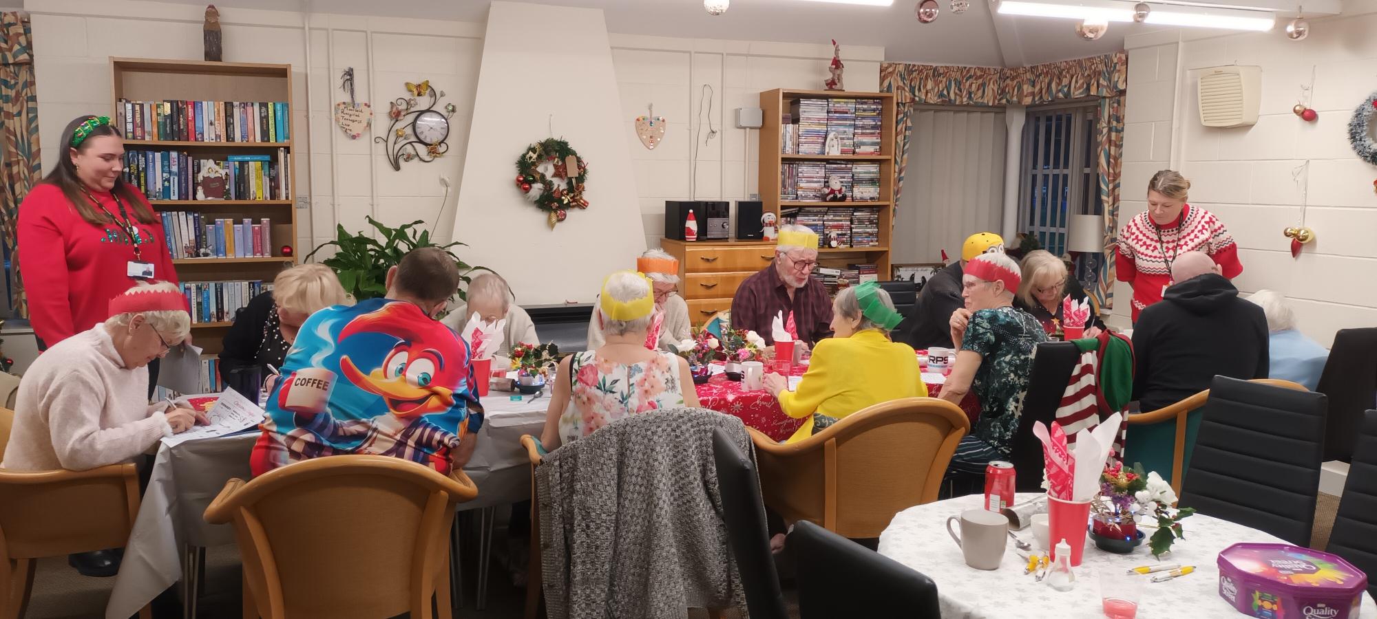 Christmas parties in Independent Living Schemes