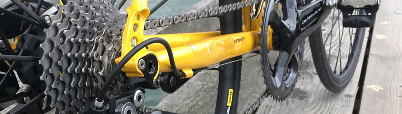 Bicycle chain and wheels