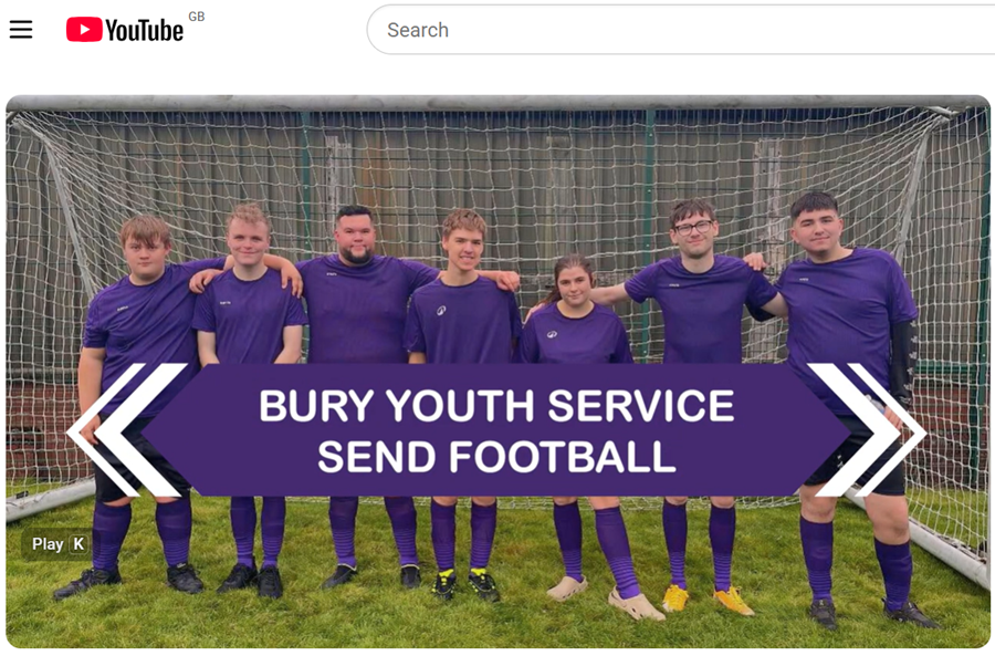 Bury SEND football team