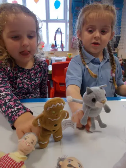 children playing with toys