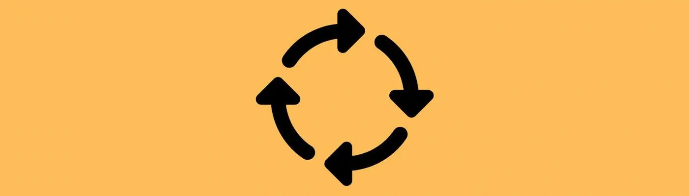 Four arrows forming a circle