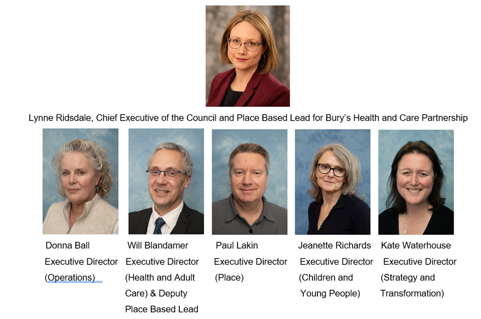 The council's Executive Team