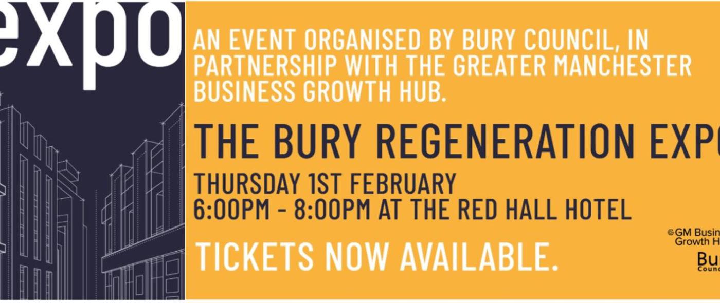 Bury Regeneration Expo flyer