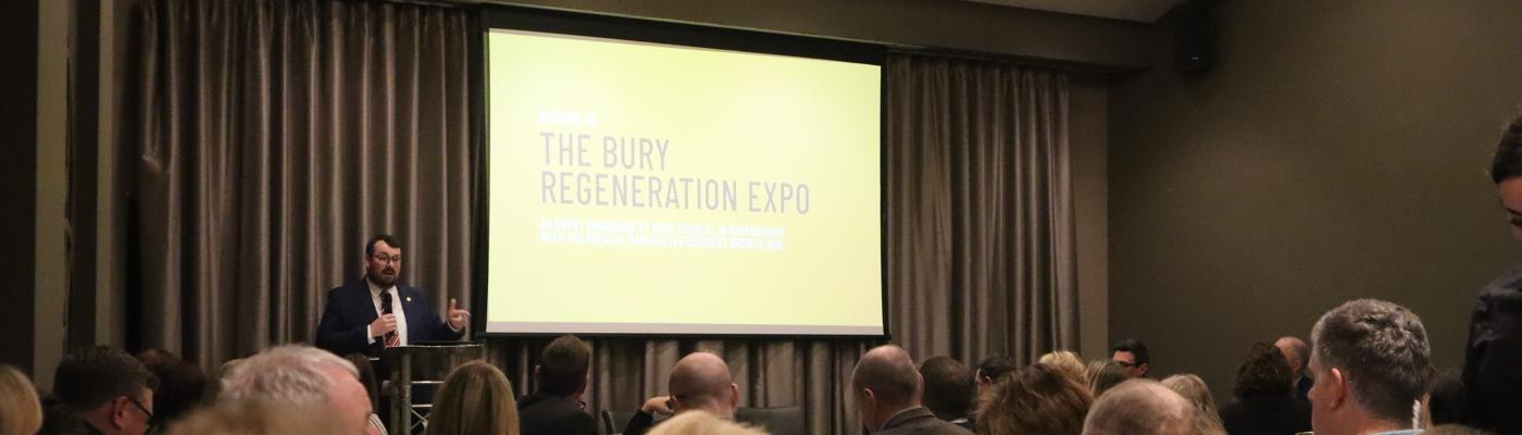 At the Bury Regeneration Expo