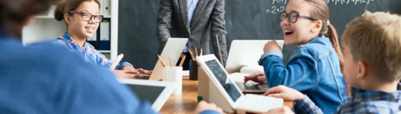 children in a classroom