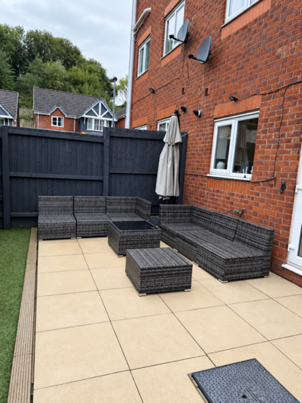 Rear garden