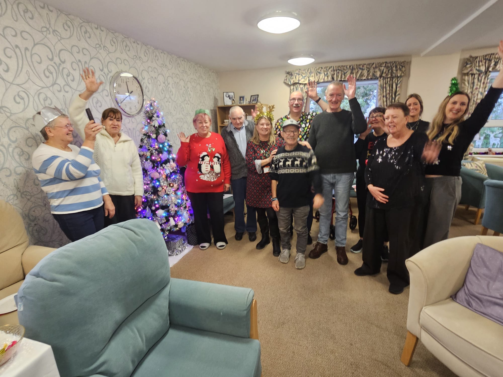 Christmas parties in Independent Living Schemes