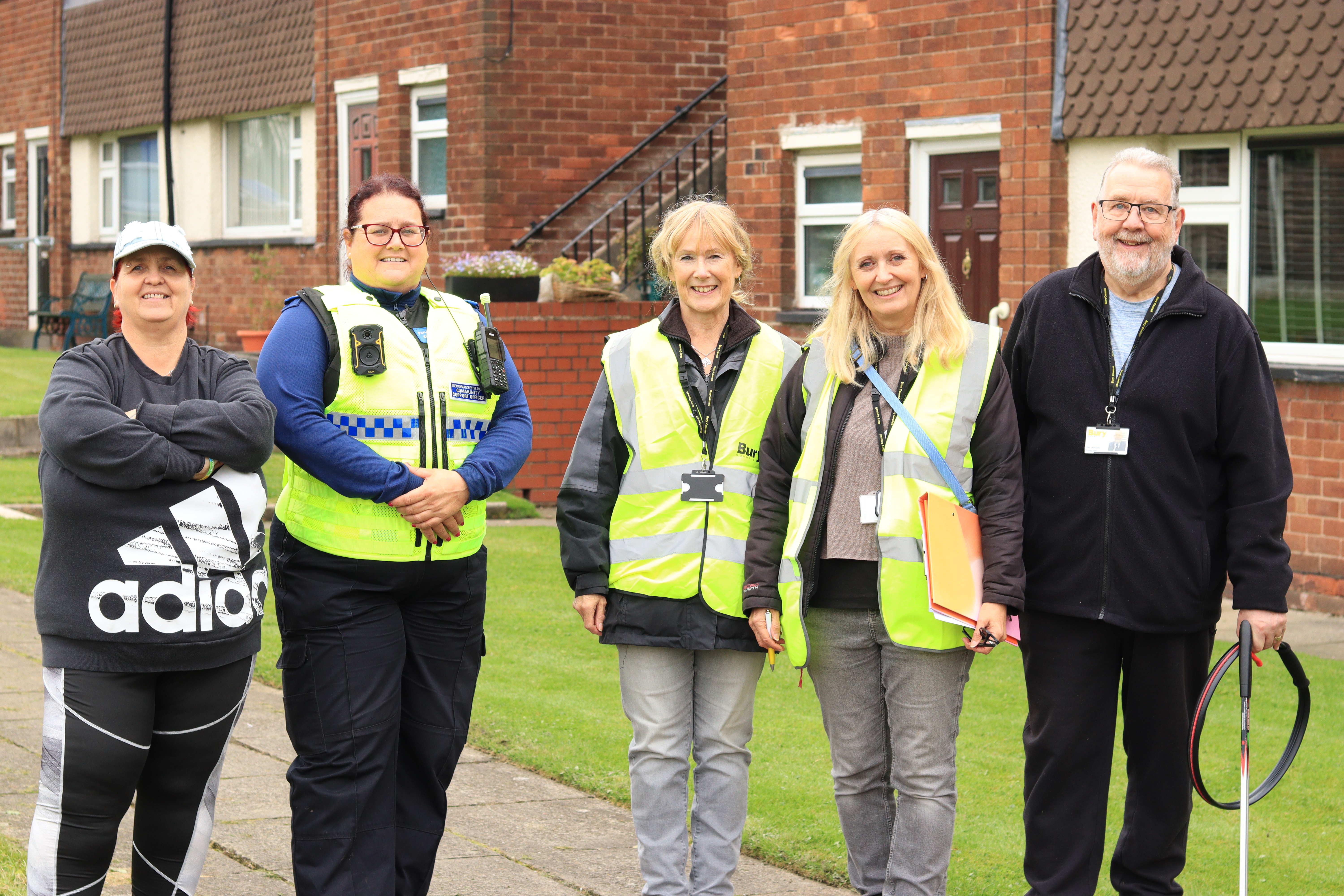 Bury housing staff, police, councillors and tenants 