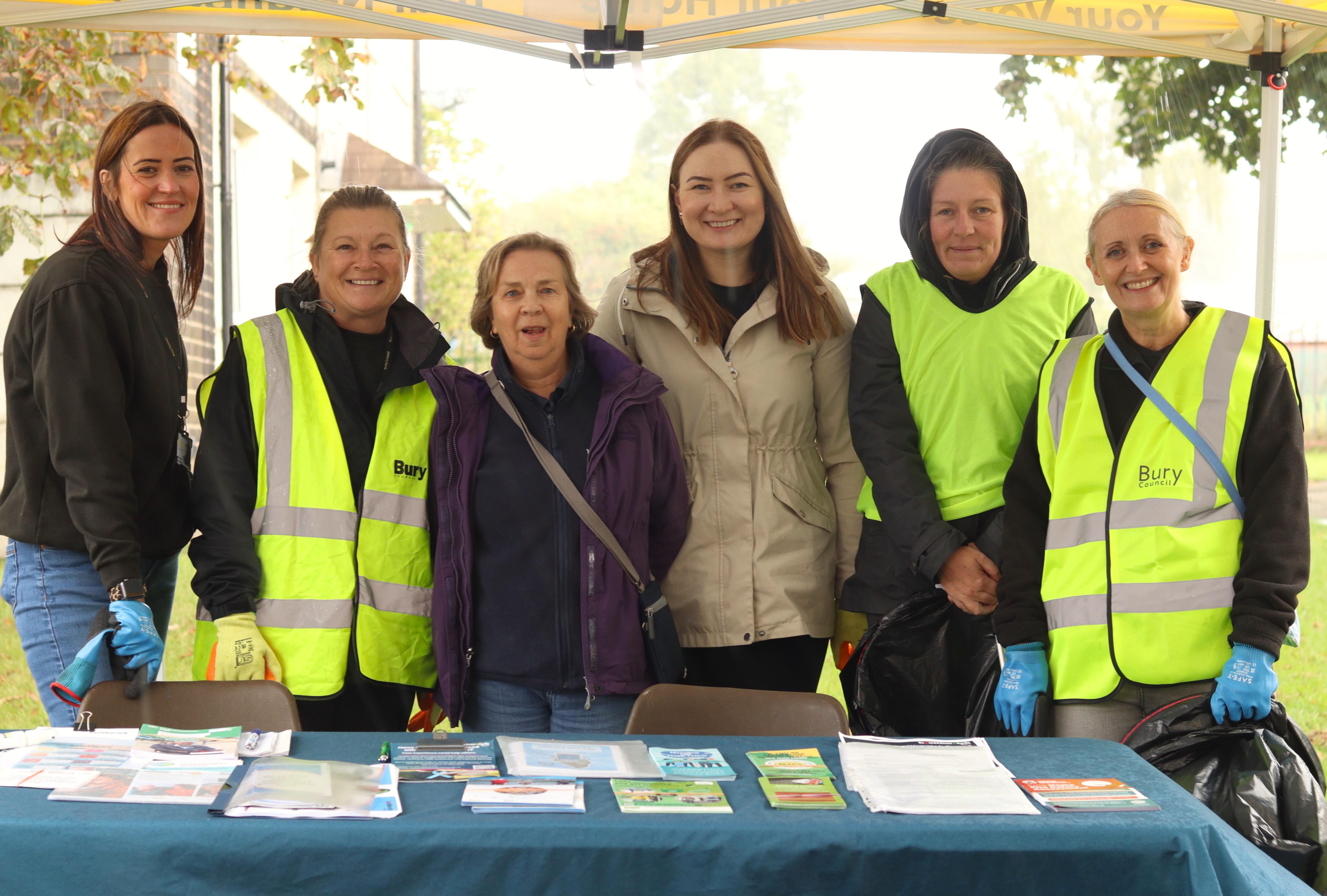 Staff and volunteers
