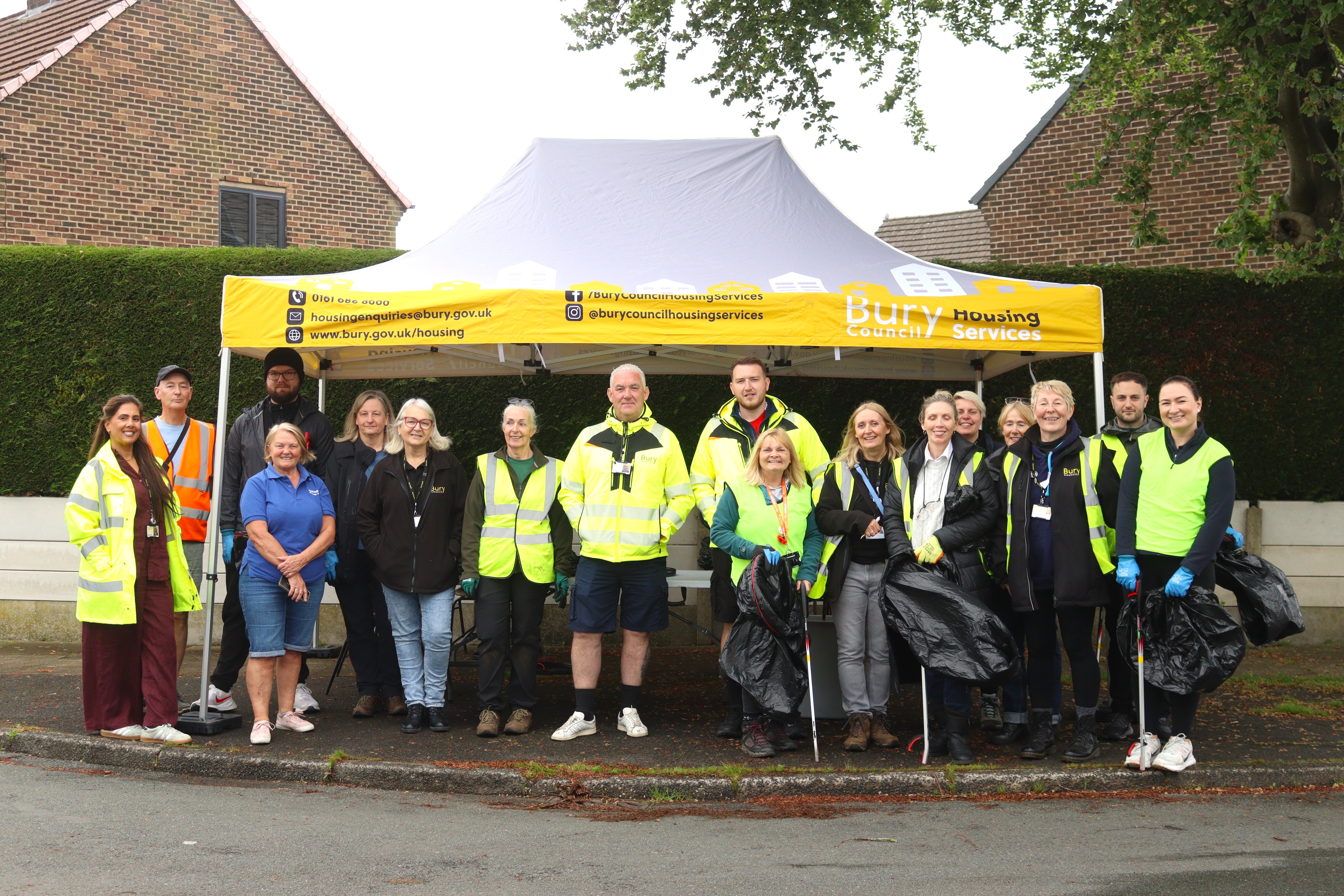 Ainsworth action day volunteers