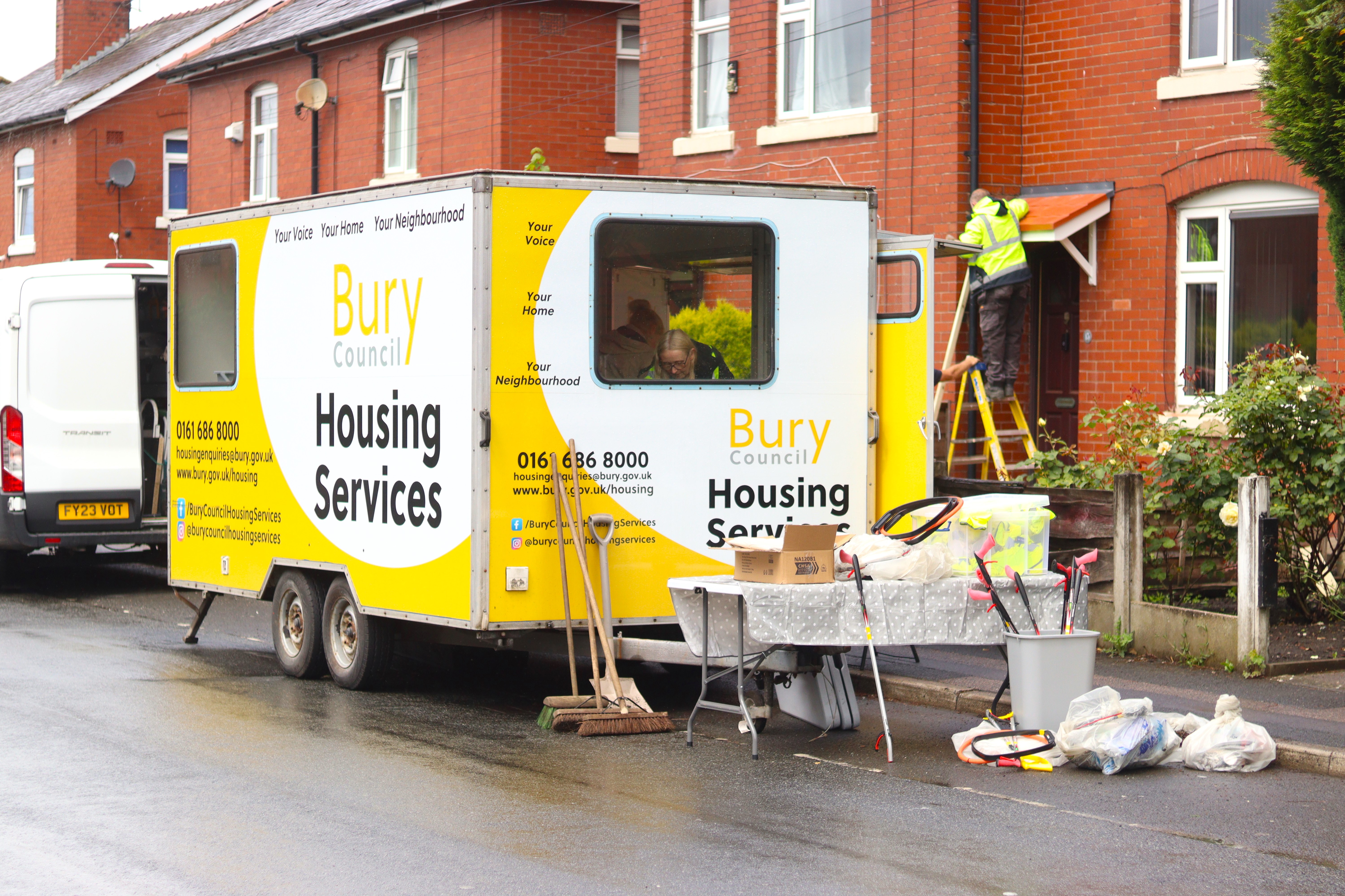 Housing services trailer