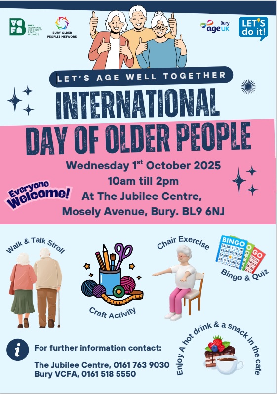International Day of Older People event - details on the webpage