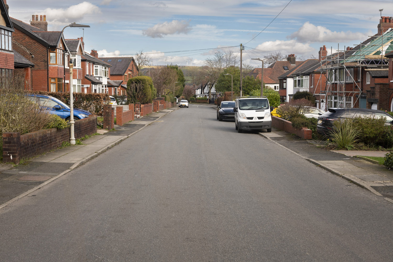 A road lined with houses