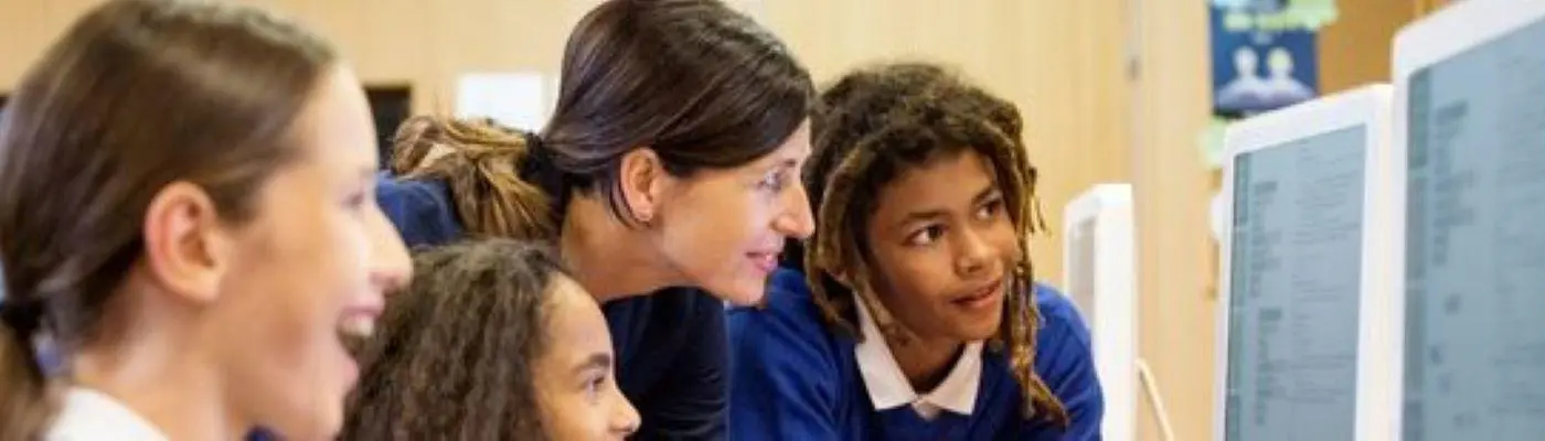 young people in a classroom