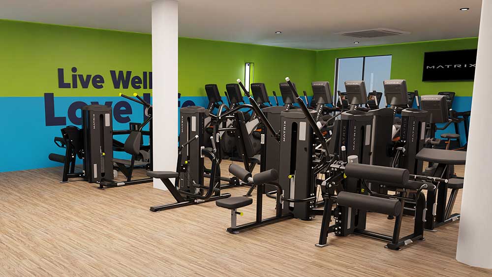 Indoor gym and exercise equipment