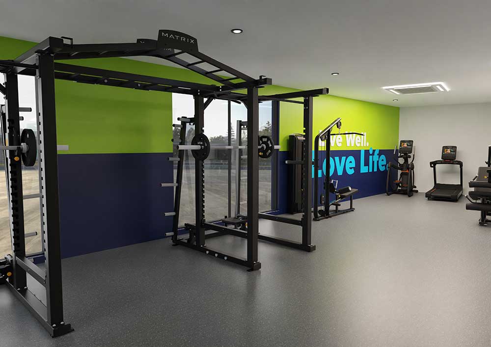 Indoor gym and exercise equipment