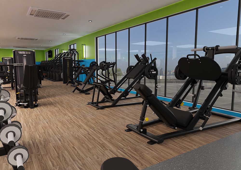Indoor gym and exercise equipment