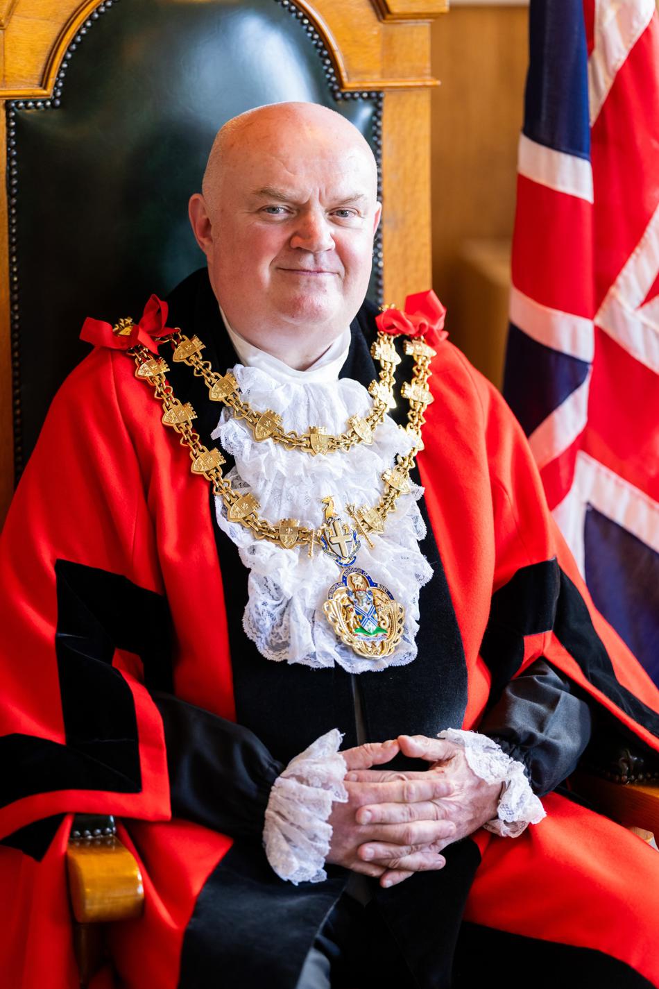 The Mayor, Councillor Noel Bayley.
