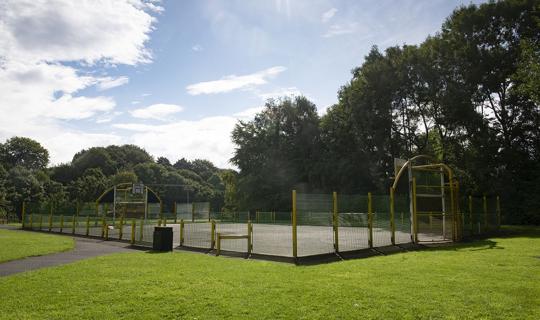 Multi-play ball games area at Burrs Park.