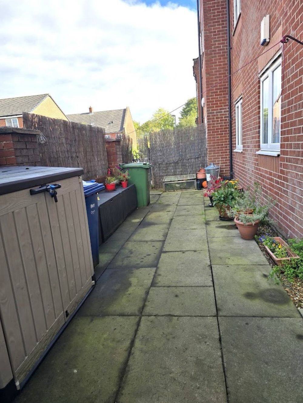rear patio