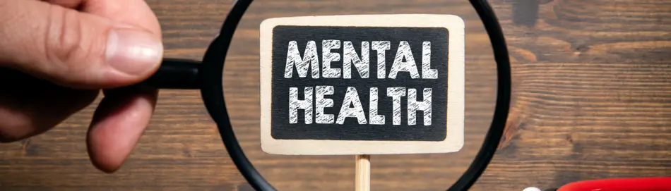 Mental health support banner
