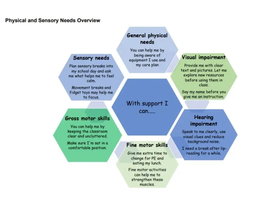 Diagram outlining what support you can provide