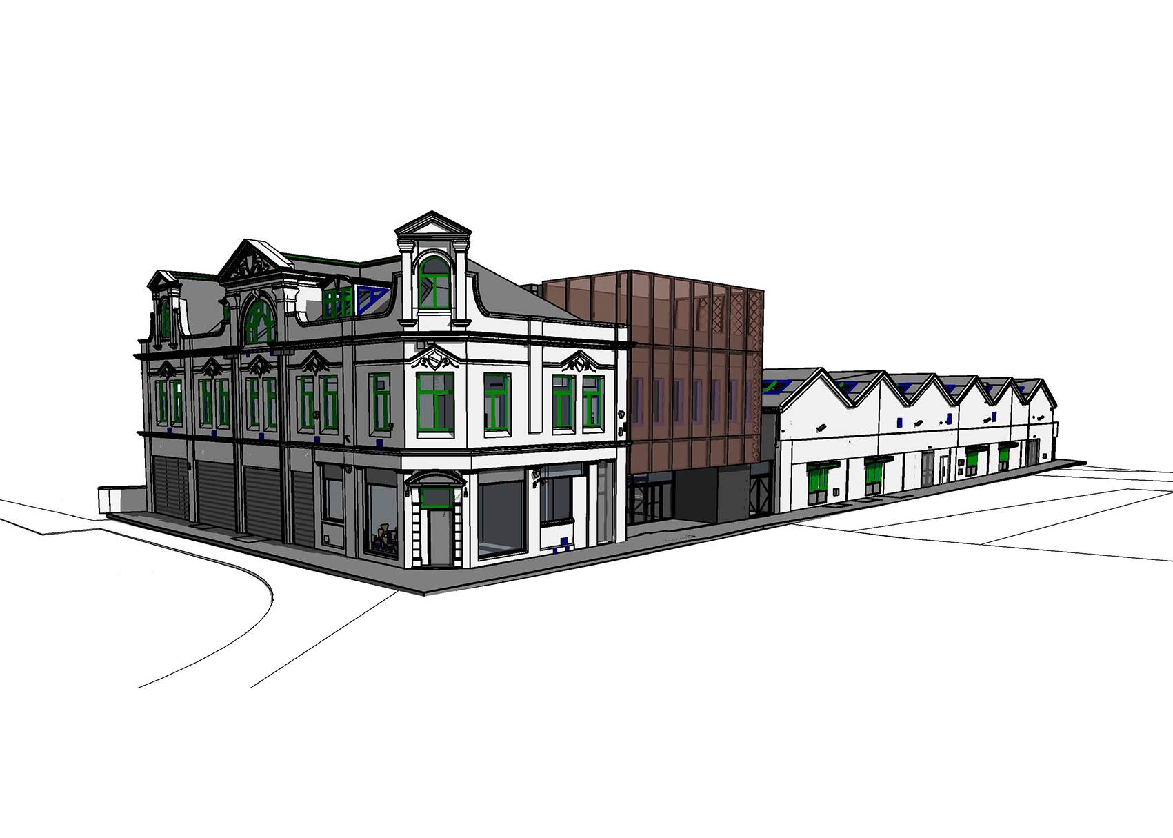 Representative view of the Market regeneration area