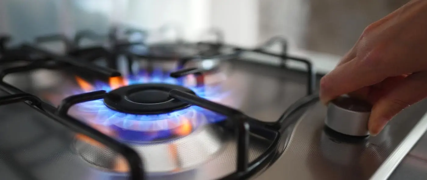 gas stove top