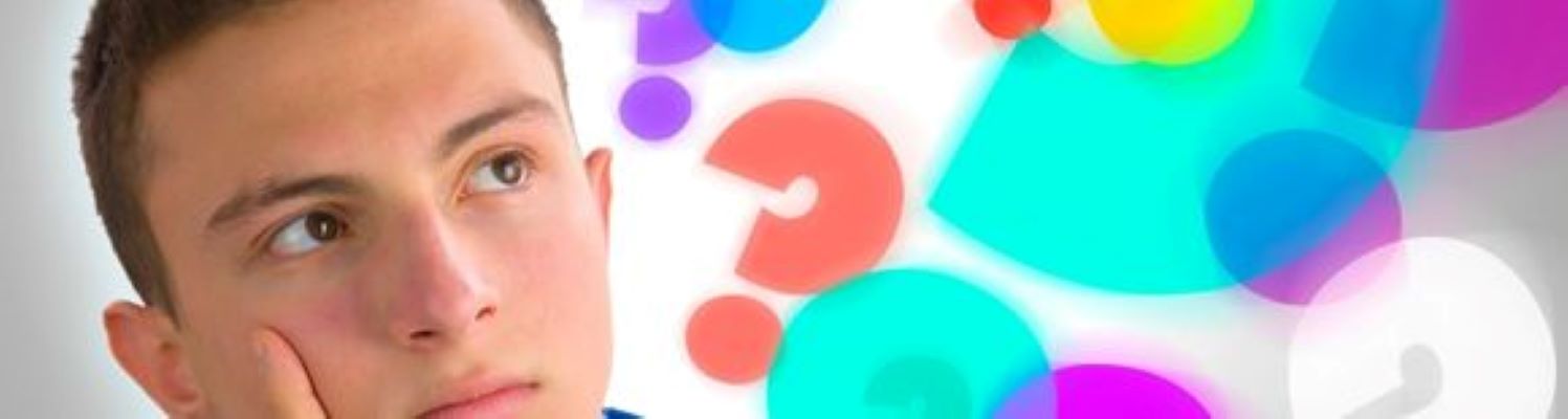 a young person thinking