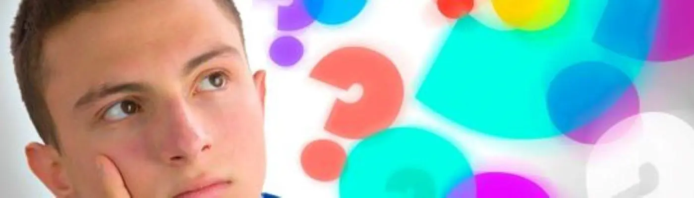 a young person thinking