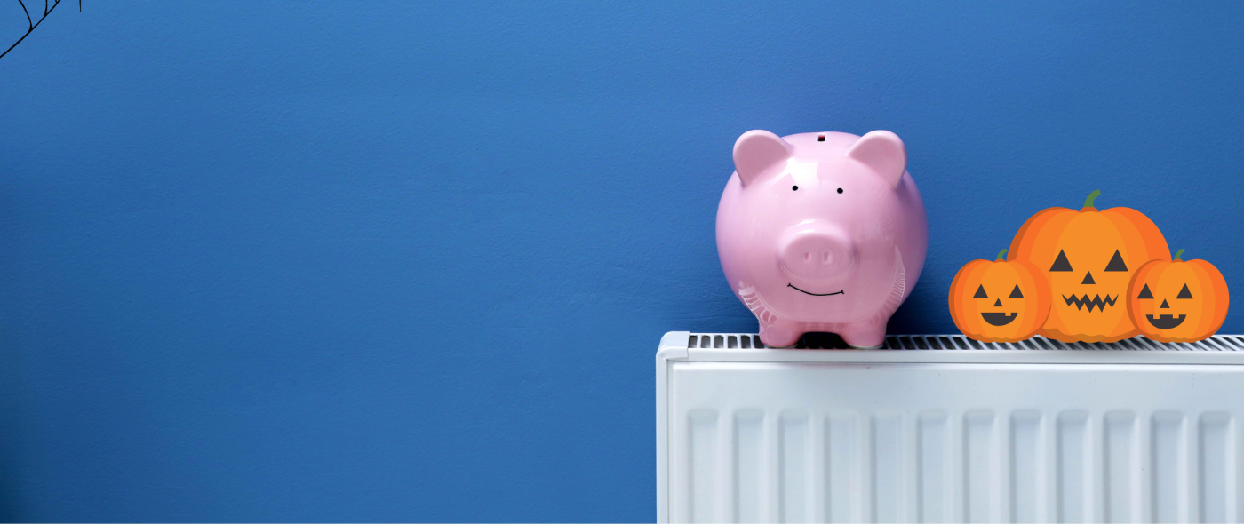piggy bank on a radiator 