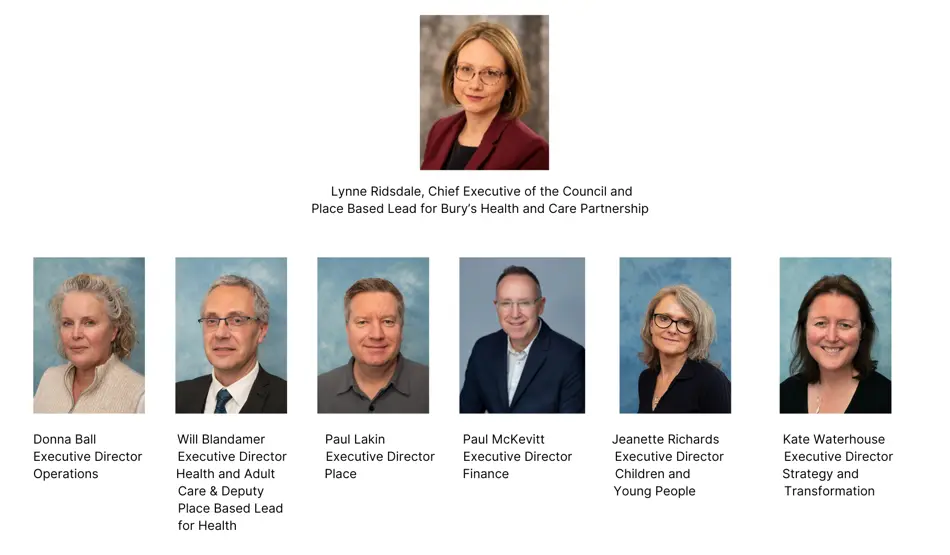 The council's Executive Team